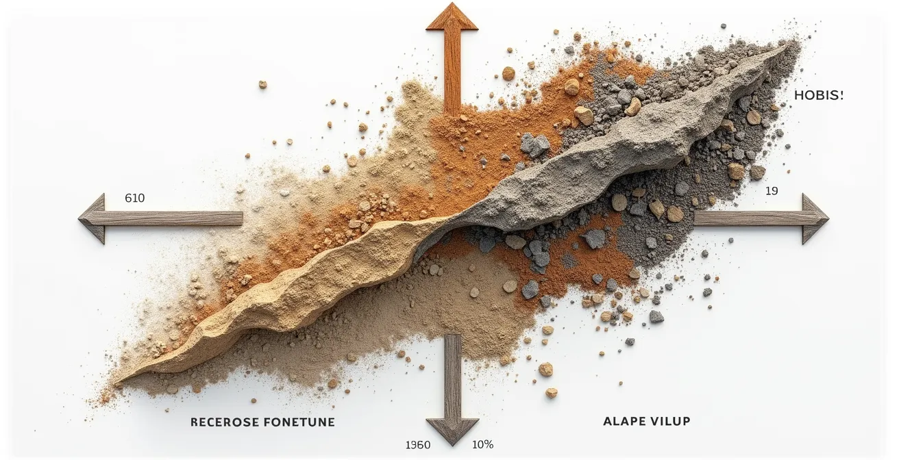 Schéma visuel montrant matrice des risques de terrassement selon type de sol et conditions météorologiques du Québec